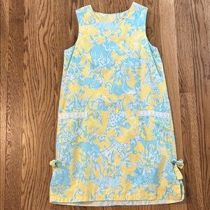 Lilly Pulitzer Classic Junkanoo Shift Dress, Girls size 10